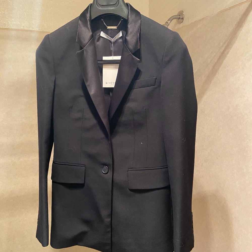 Givenchy Black Slim Blazer